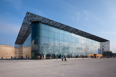 MuCEM - facade with entrance