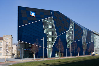 Fassade Volksbank Karlsruhe